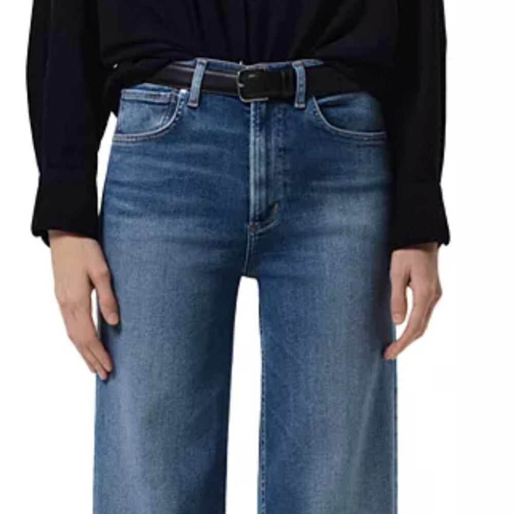 Citizens of Humanity Lyra Wide Leg Jeans in Cooper - Size 28